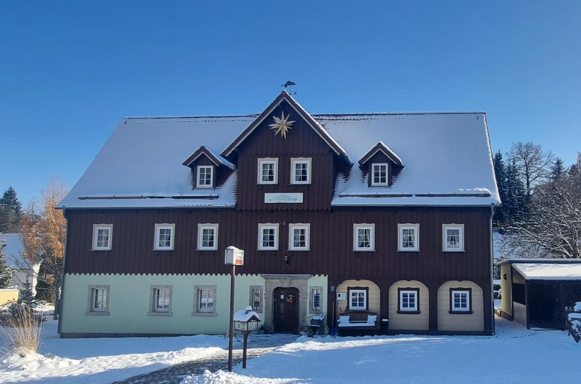 Pension Immergruen Kurort Jonsdorf Exterior foto